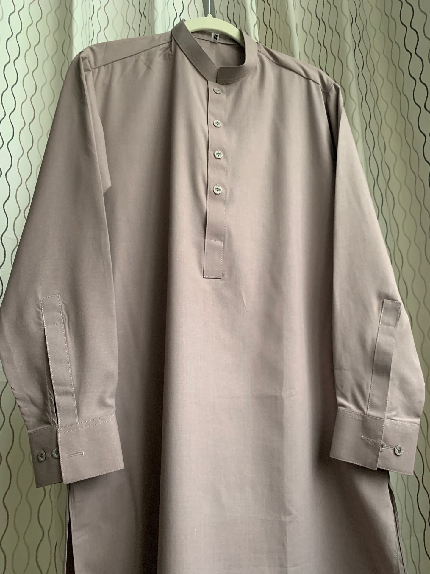 Introducing first time Online Custom Tailored Shalwar Kameez for Men. Send us your Desire Size and we will Stitch it for you! Contact us anytime at info@SaharaModestwear.com, we will be glad to answer your questions.