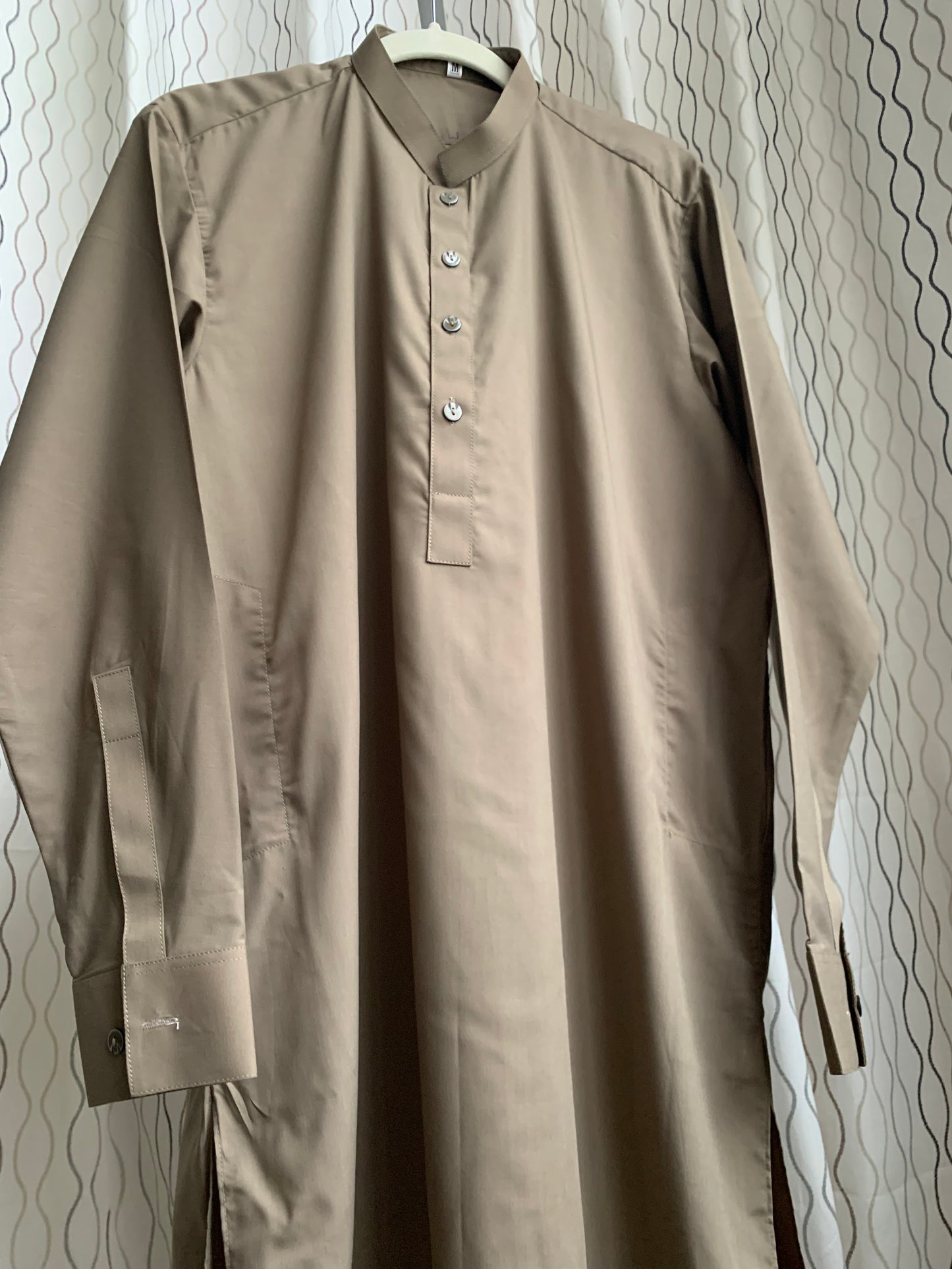 Introducing first time Online Custom Tailored Shalwar Kameez for Men. Send us your Desire Size and we will Stitch it for you! Contact us anytime at info@SaharaModestwear.com, we will be glad to answer your questions.