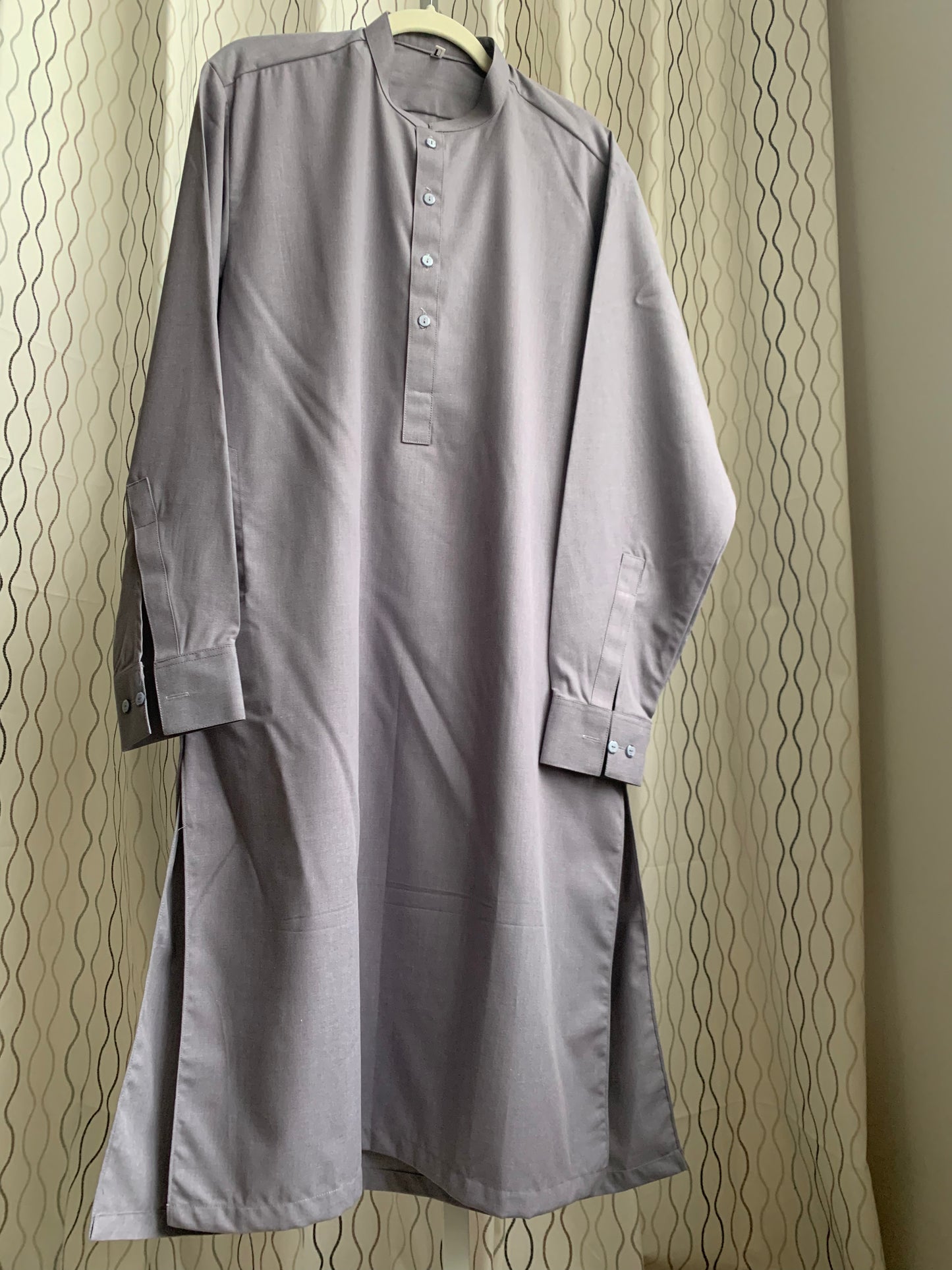 Introducing first time Online Custom Tailored Shalwar Kameez for Men. Send us your Desire Size and we will Stitch it for you! Contact us anytime at info@SaharaModestwear.com, we will be glad to answer your questions.