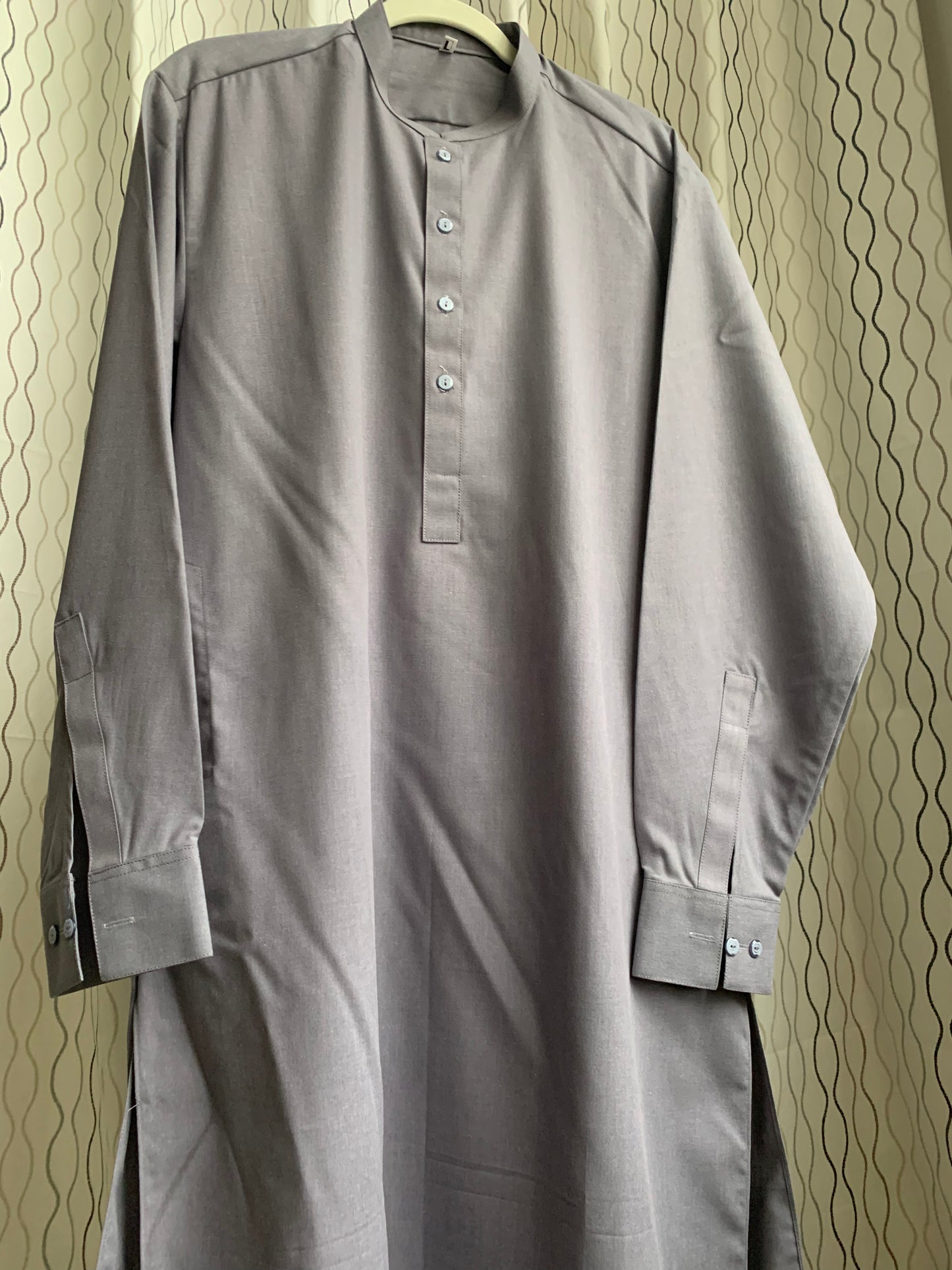 Introducing first time Online Custom Tailored Shalwar Kameez for Men. Send us your Desire Size and we will Stitch it for you! Contact us anytime at info@SaharaModestwear.com, we will be glad to answer your questions.