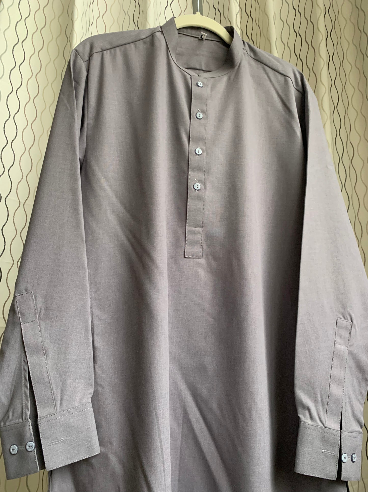 Introducing first time Online Custom Tailored Shalwar Kameez for Men. Send us your Desire Size and we will Stitch it for you! Contact us anytime at info@SaharaModestwear.com, we will be glad to answer your questions.