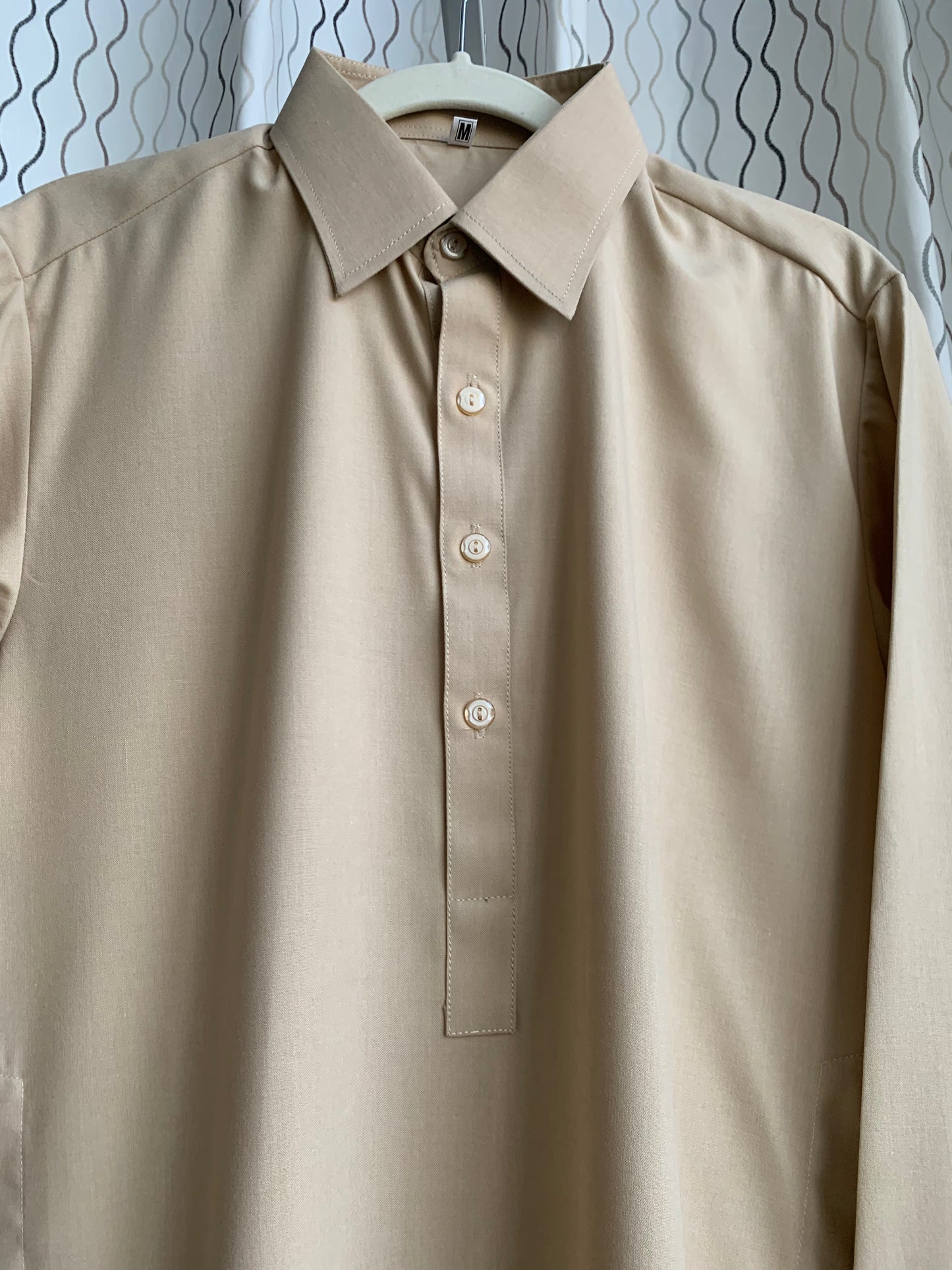 Introducing first time Online Custom Tailored Shalwar Kameez for Men. Send us your Desire Size and we will Stitch it for you! Contact us anytime at info@SaharaModestwear.com, we will be glad to answer your questions.
