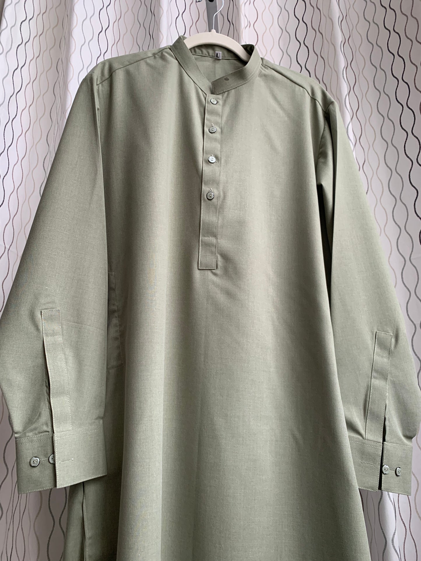 Introducing first time Online Custom Tailored Shalwar Kameez for Men. Send us your Desire Size and we will Stitch it for you! Contact us anytime at info@SaharaModestwear.com, we will be glad to answer your questions.
