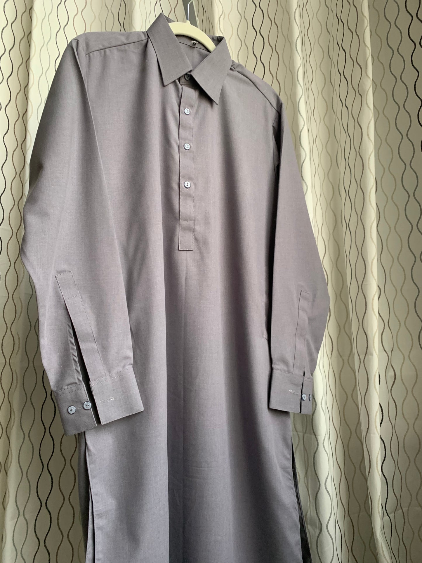 Introducing first time Online Custom Tailored Shalwar Kameez for Men. Send us your Desire Size and we will Stitch it for you! Contact us anytime at info@SaharaModestwear.com, we will be glad to answer your questions.
