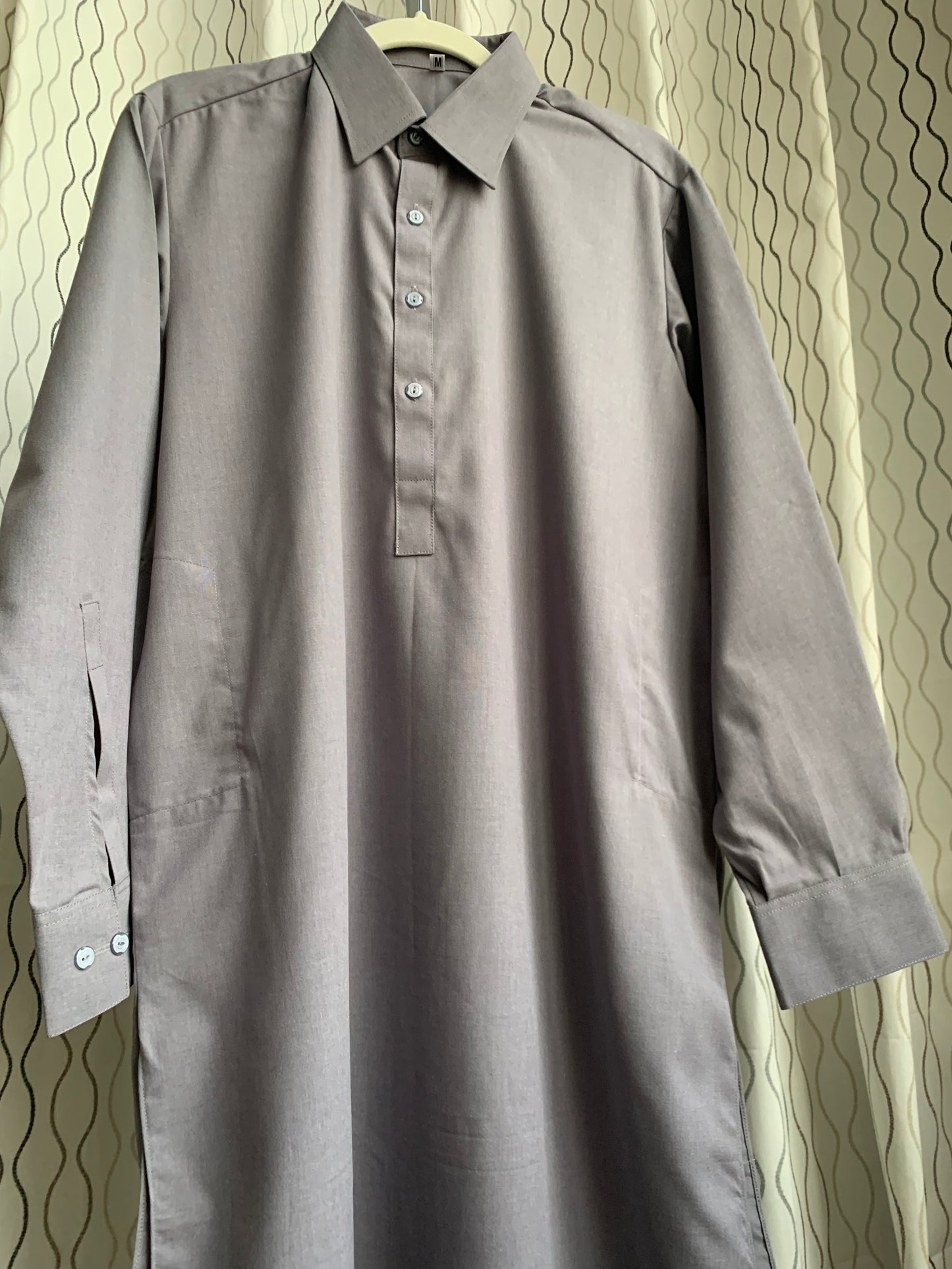 Introducing first time Online Custom Tailored Shalwar Kameez for Men. Send us your Desire Size and we will Stitch it for you! Contact us anytime at info@SaharaModestwear.com, we will be glad to answer your questions.