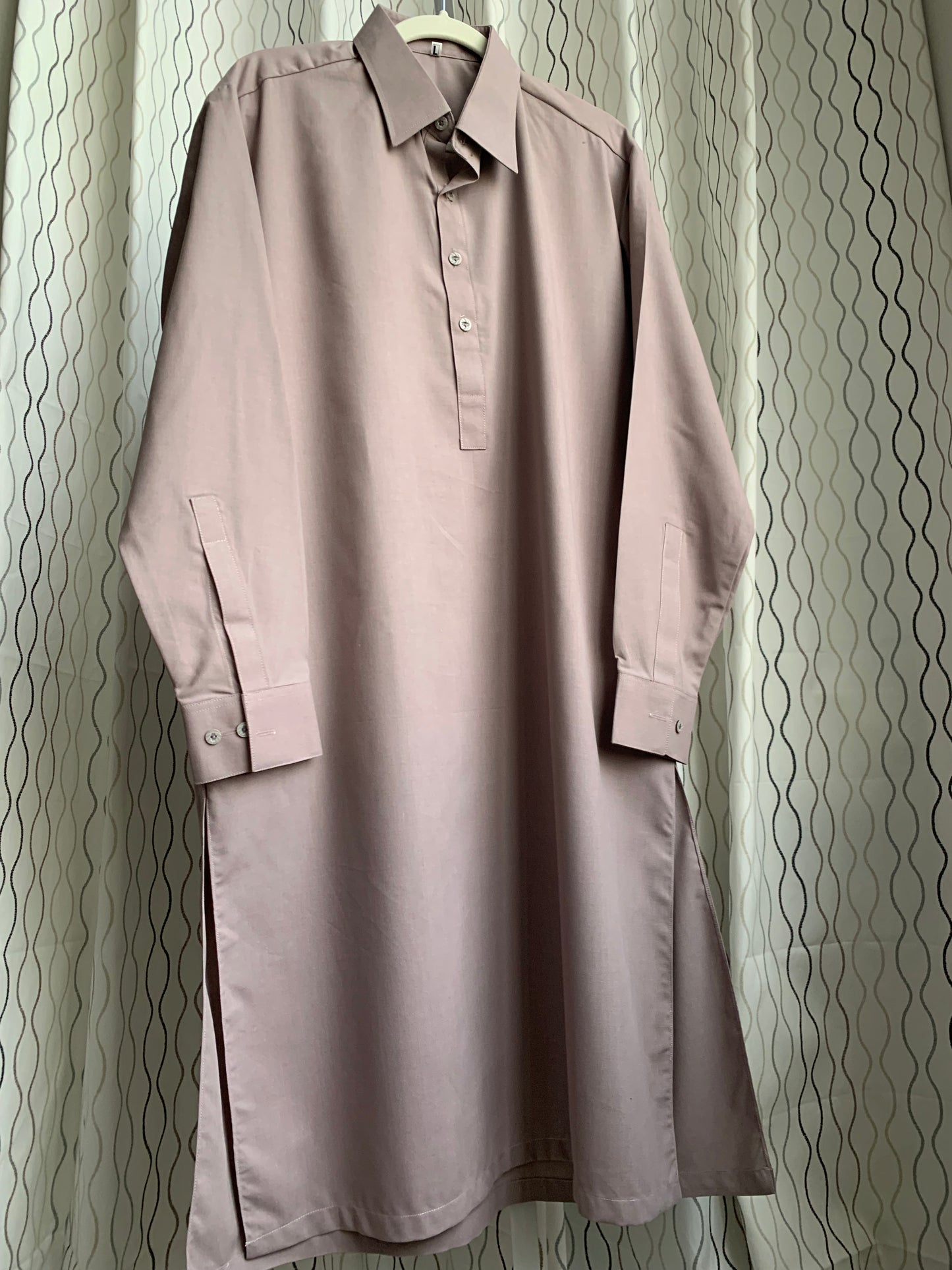 Introducing first time Online Custom Tailored Shalwar Kameez for Men. Send us your Desire Size and we will Stitch it for you! Contact us anytime at info@SaharaModestwear.com, we will be glad to answer your questions.