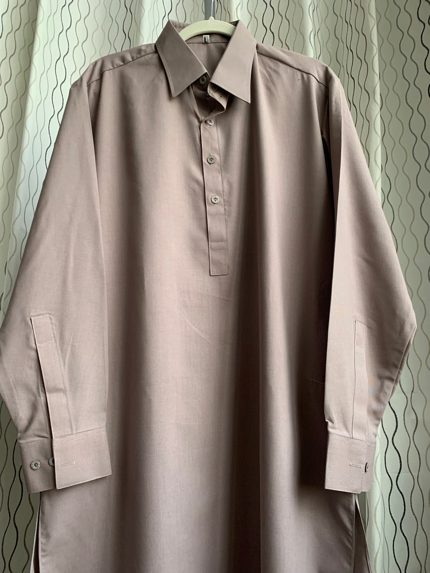 Introducing first time Online Custom Tailored Shalwar Kameez for Men. Send us your Desire Size and we will Stitch it for you! Contact us anytime at info@SaharaModestwear.com, we will be glad to answer your questions.