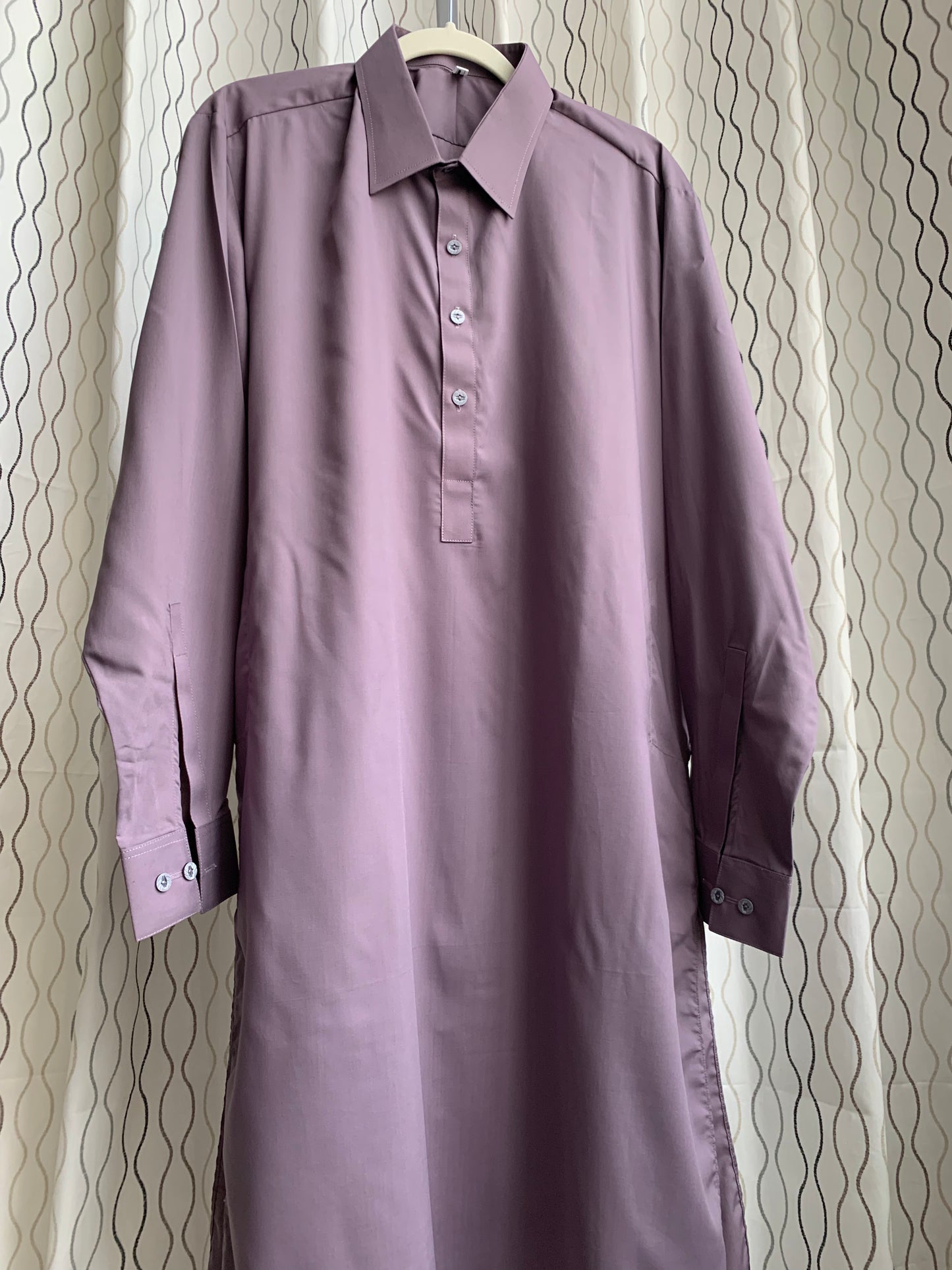 Introducing first time Online Custom Tailored Shalwar Kameez for Men. Send us your Desire Size and we will Stitch it for you! Contact us anytime at info@SaharaModestwear.com, we will be glad to answer your questions.