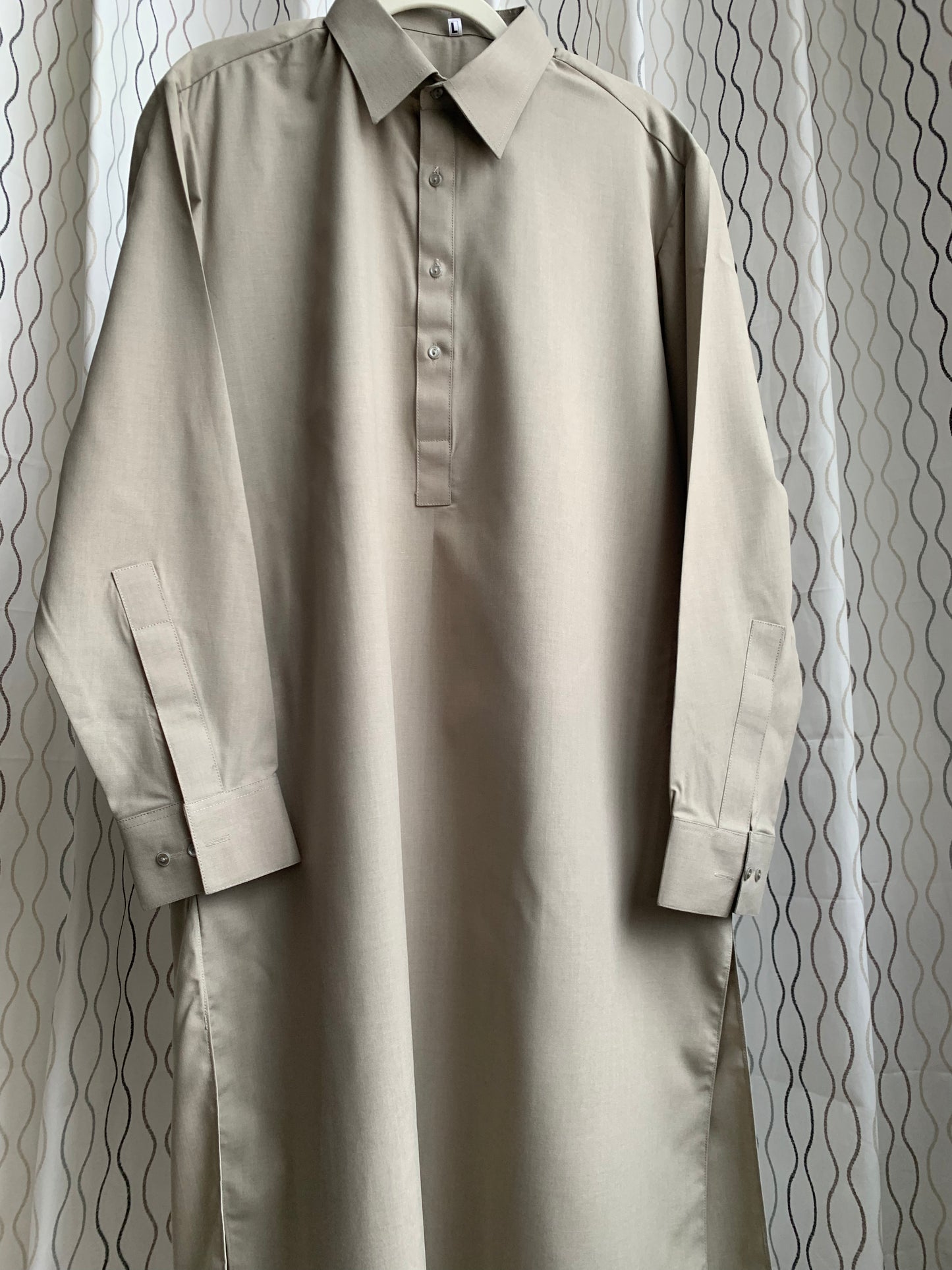 Introducing first time Online Custom Tailored Shalwar Kameez for Men. Send us your Desire Size and we will Stitch it for you! Contact us anytime at info@SaharaModestwear.com, we will be glad to answer your questions.