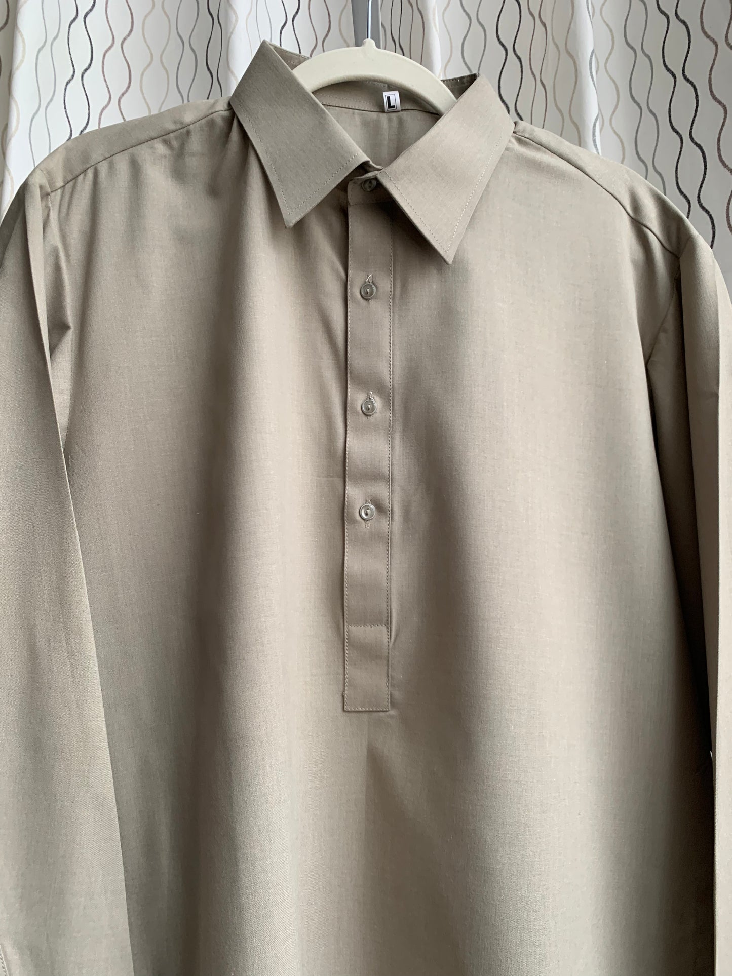 Introducing first time Online Custom Tailored Shalwar Kameez for Men. Send us your Desire Size and we will Stitch it for you! Contact us anytime at info@SaharaModestwear.com, we will be glad to answer your questions.