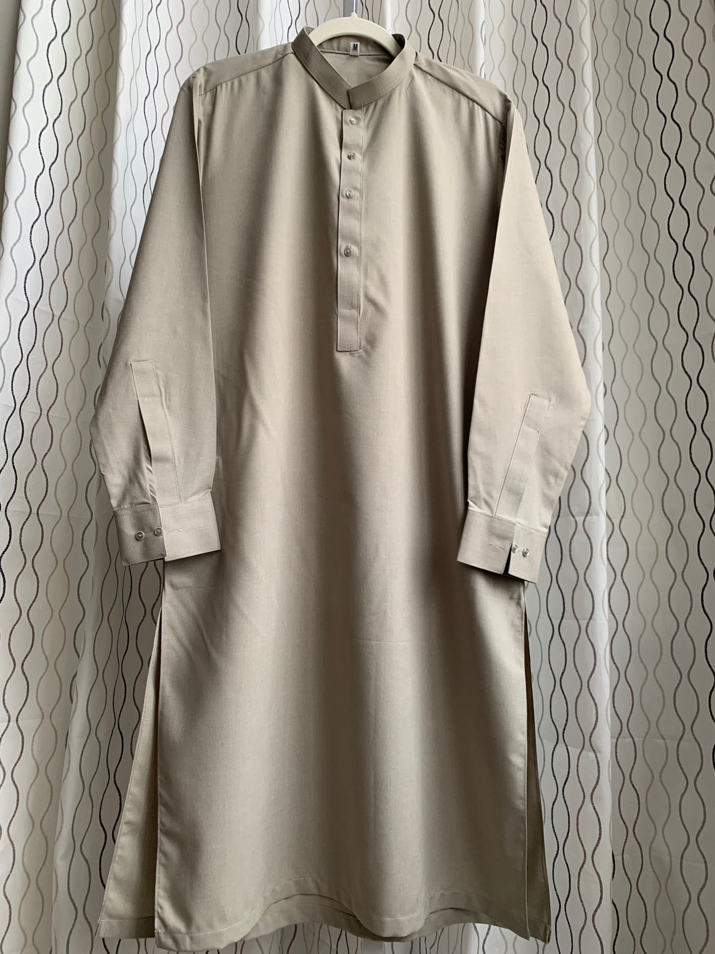 Introducing first time Online Custom Tailored Shalwar Kameez for Men. Send us your Desire Size and we will Stitch it for you! Contact us anytime at info@SaharaModestwear.com, we will be glad to answer your questions.