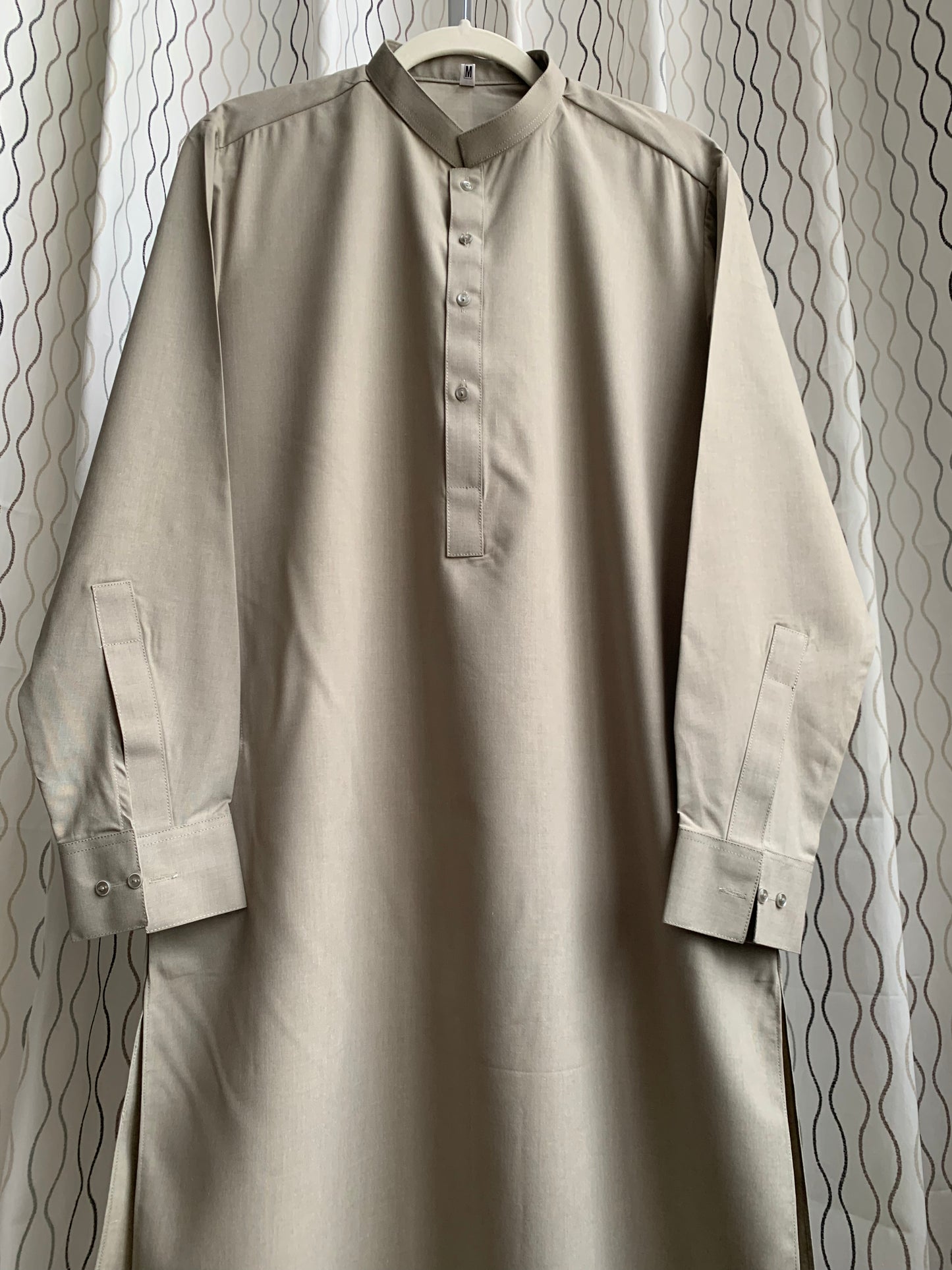 Introducing first time Online Custom Tailored Shalwar Kameez for Men. Send us your Desire Size and we will Stitch it for you! Contact us anytime at info@SaharaModestwear.com, we will be glad to answer your questions.