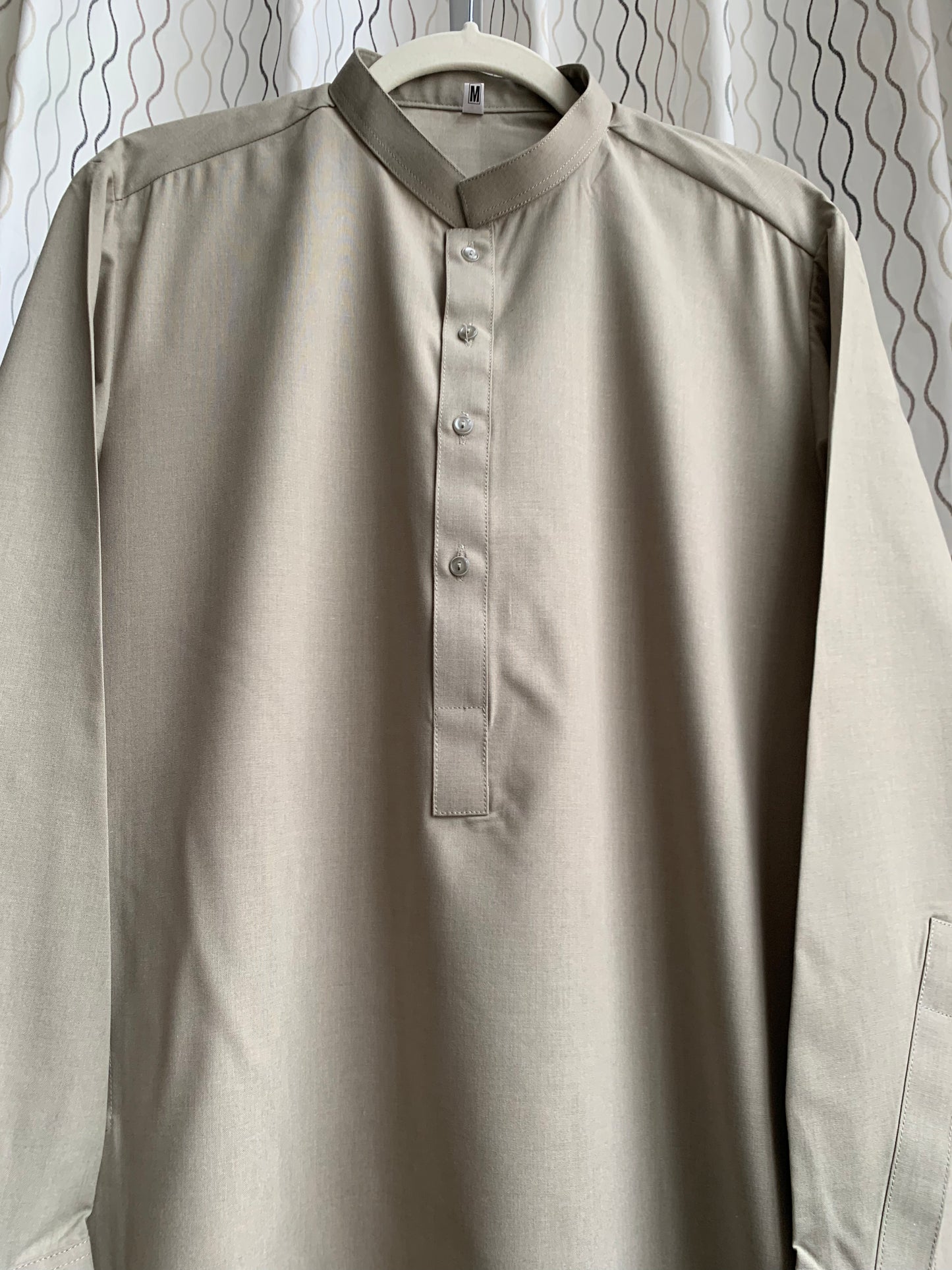 Introducing first time Online Custom Tailored Shalwar Kameez for Men. Send us your Desire Size and we will Stitch it for you! Contact us anytime at info@SaharaModestwear.com, we will be glad to answer your questions.