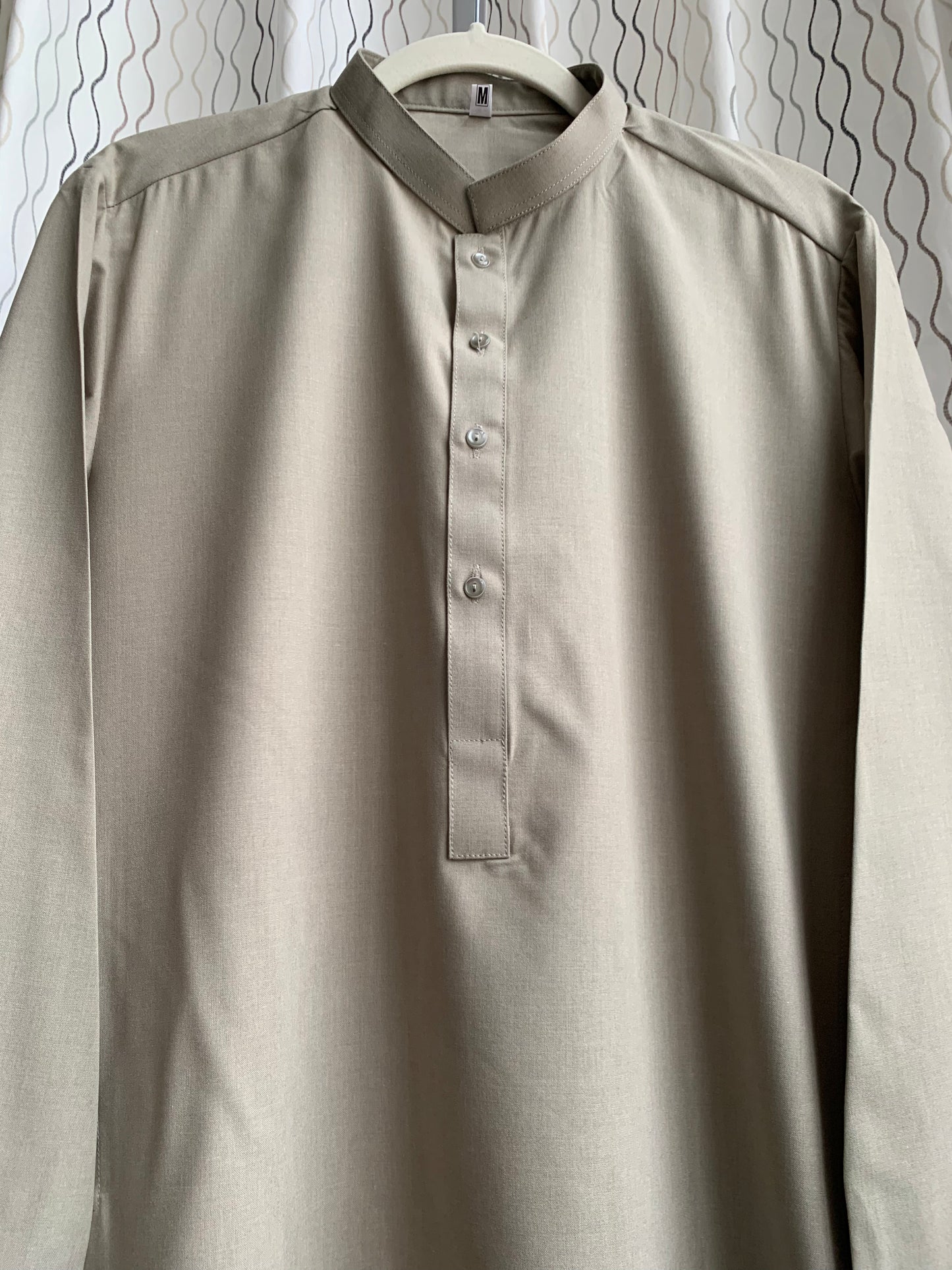 Introducing first time Online Custom Tailored Shalwar Kameez for Men. Send us your Desire Size and we will Stitch it for you! Contact us anytime at info@SaharaModestwear.com, we will be glad to answer your questions.
