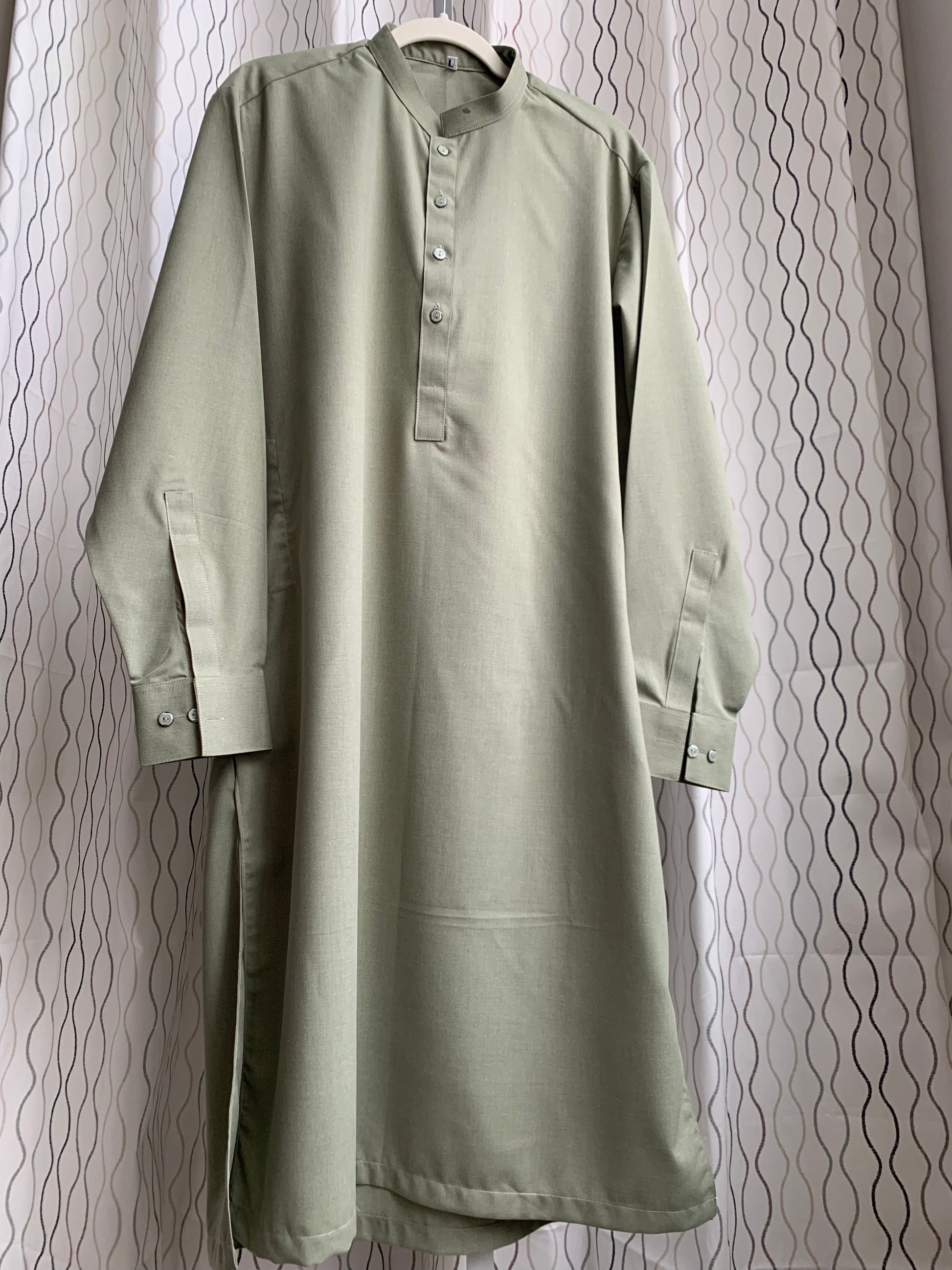 Introducing first time Online Custom Tailored Shalwar Kameez for Men. Send us your Desire Size and we will Stitch it for you! Contact us anytime at info@SaharaModestwear.com, we will be glad to answer your questions. 