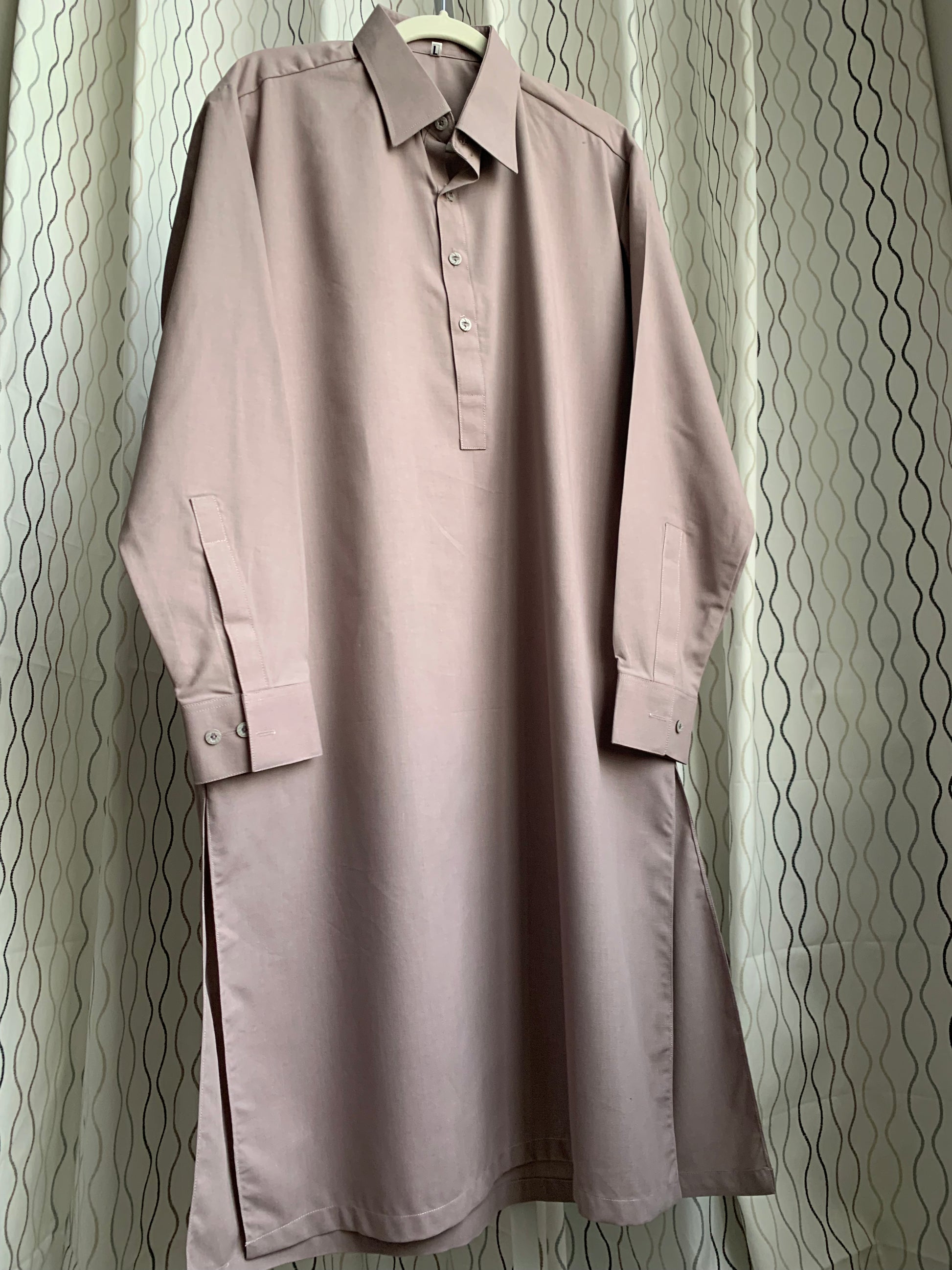 Introducing first time Online Custom Tailored Shalwar Kameez for Men. Send us your Desire Size and we will Stitch it for you! Contact us anytime at info@SaharaModestwear.com, we will be glad to answer your questions. 