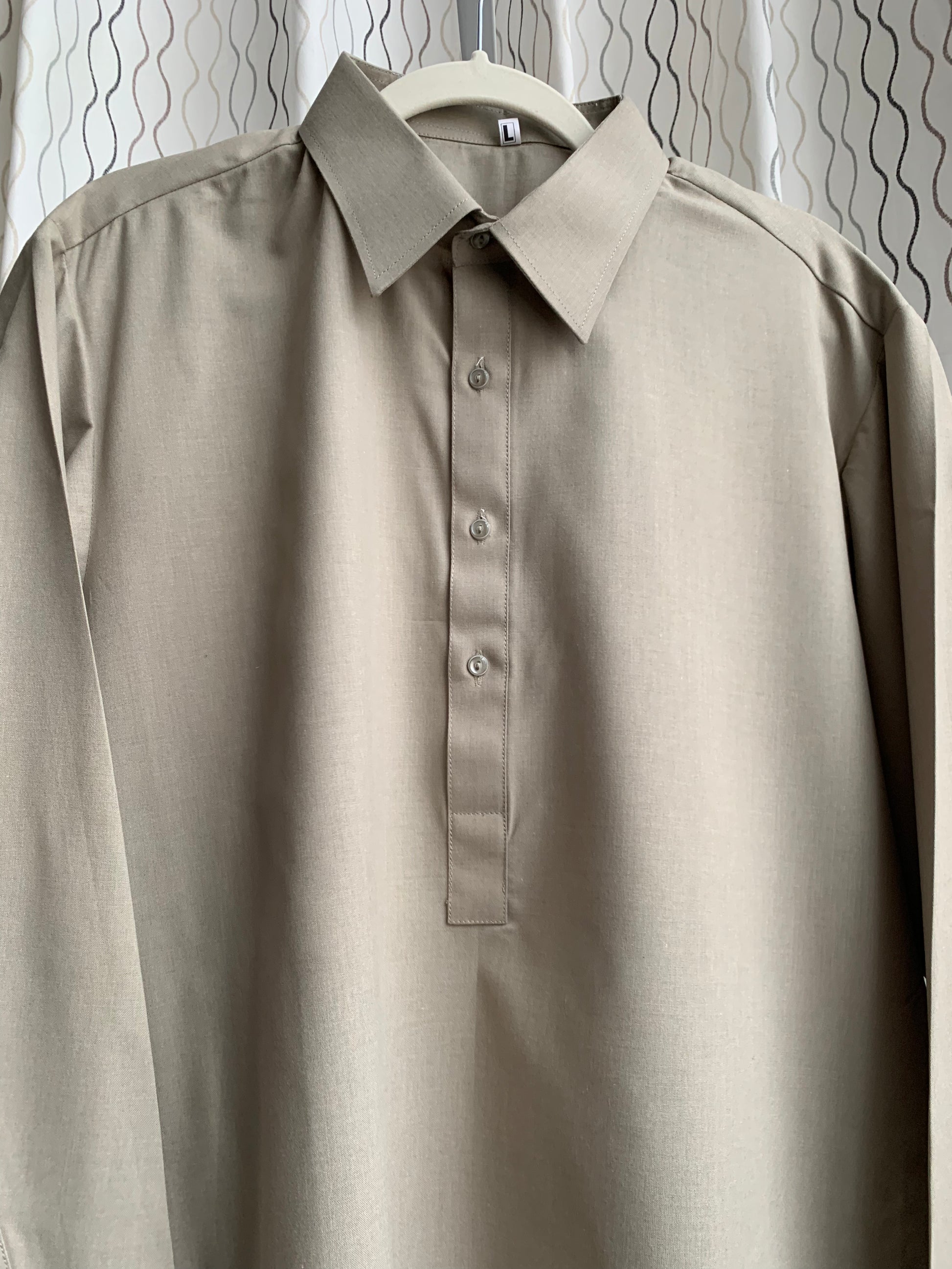 Introducing first time Online Custom Tailored Shalwar Kameez for Men. Send us your Desire Size and we will Stitch it for you! Contact us anytime at info@SaharaModestwear.com, we will be glad to answer your questions. 