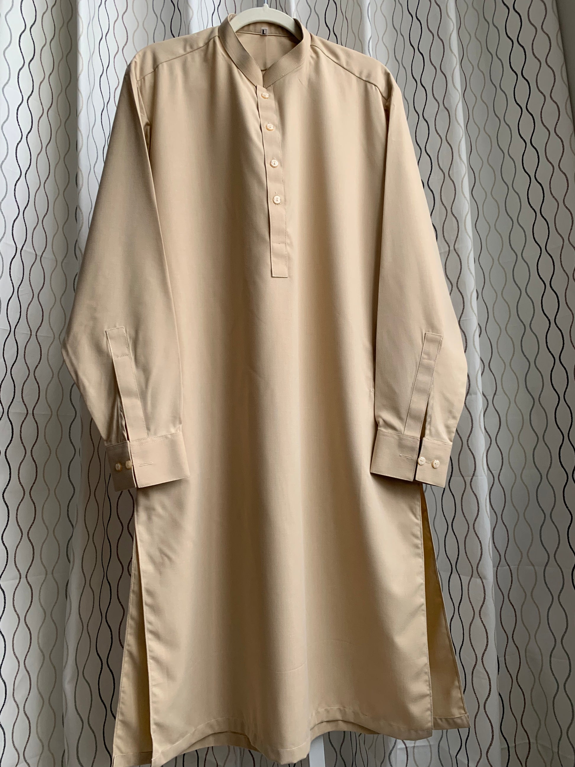 Introducing first time Online Custom Tailored Shalwar Kameez for Men. Send us your Desire Size and we will Stitch it for you! Contact us anytime at info@SaharaModestwear.com, we will be glad to answer your questions. 