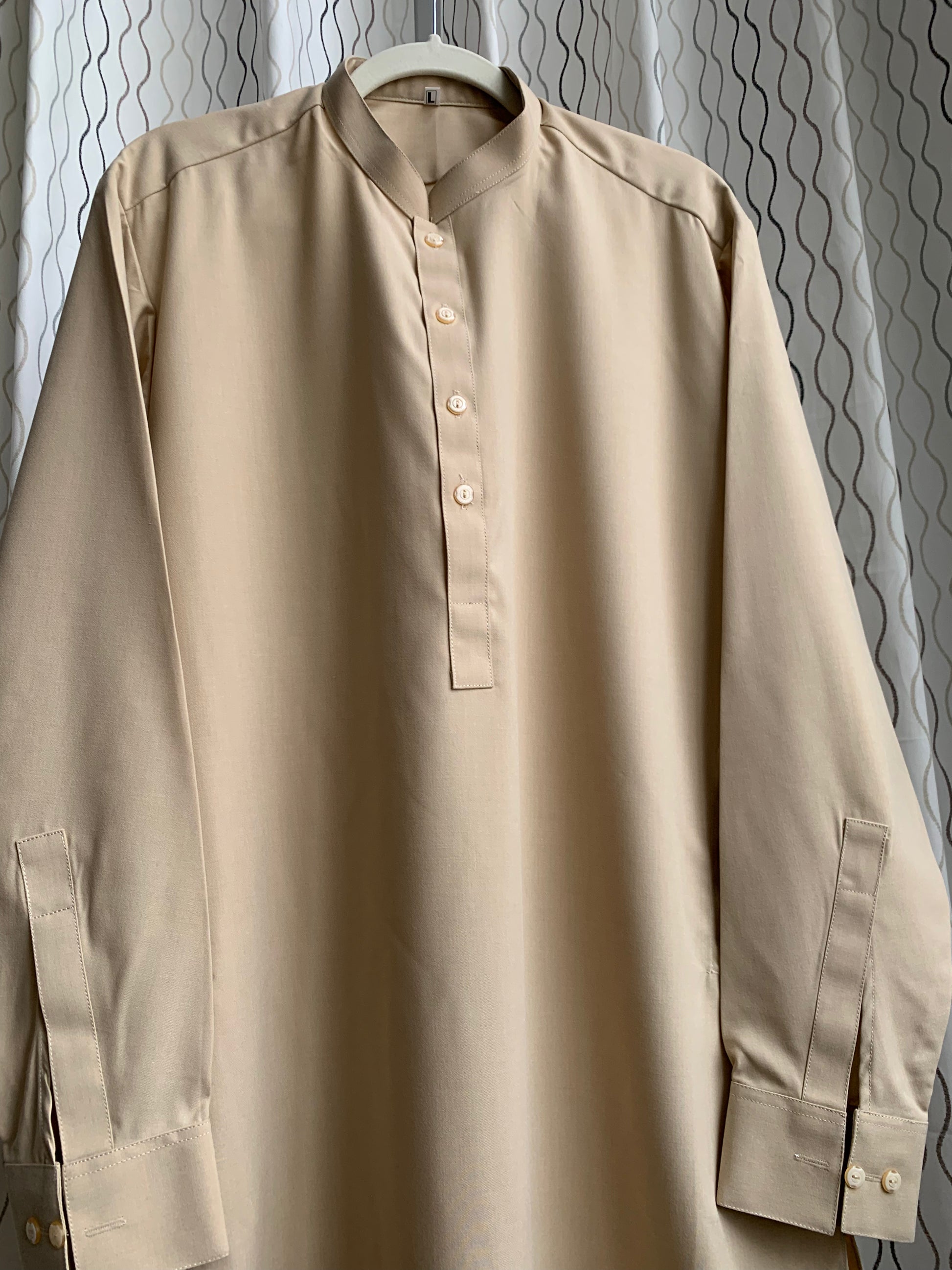 Introducing first time Online Custom Tailored Shalwar Kameez for Men. Send us your Desire Size and we will Stitch it for you! Contact us anytime at info@SaharaModestwear.com, we will be glad to answer your questions. 