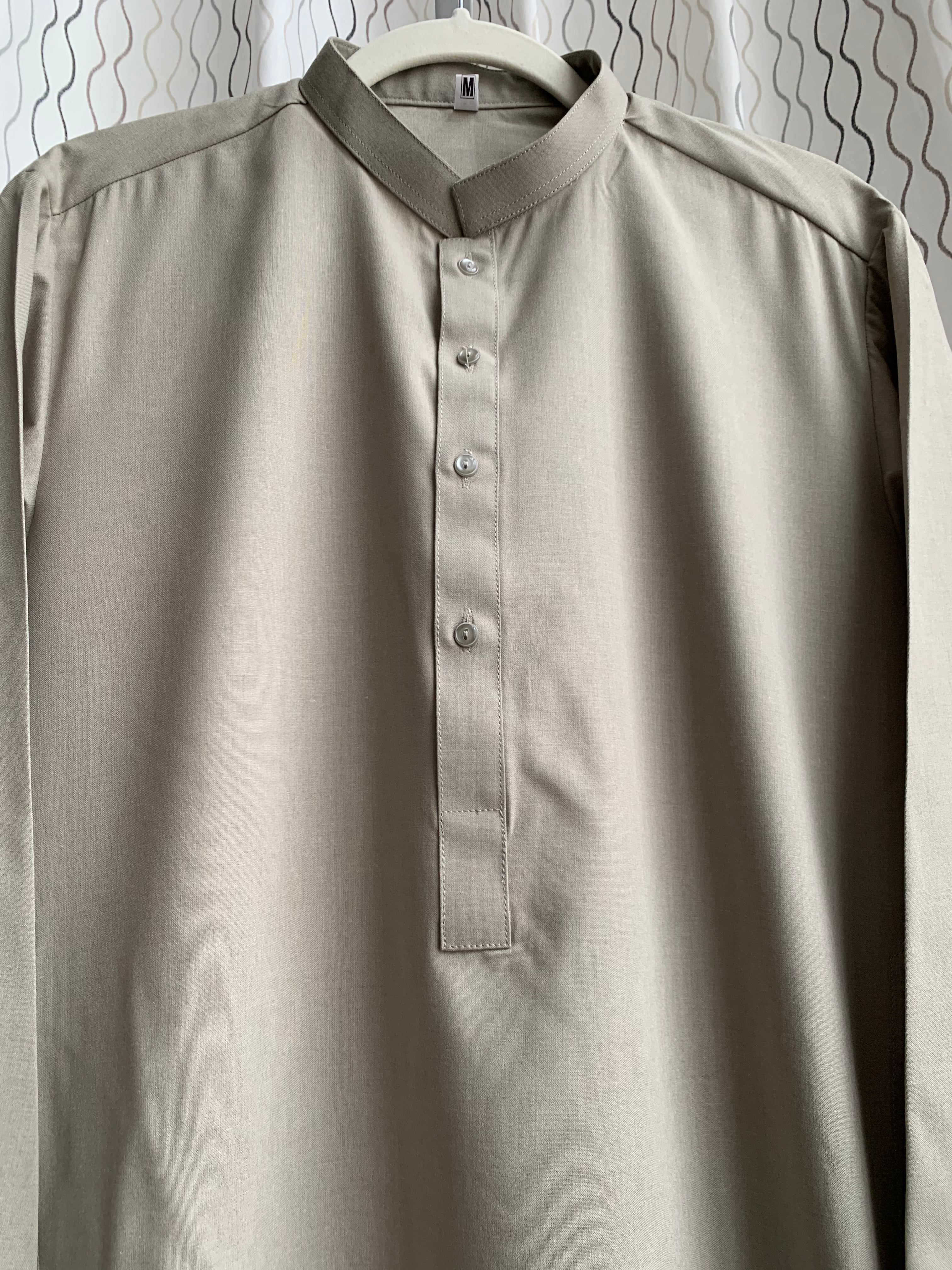 Introducing first time Online Custom Tailored Shalwar Kameez for Men. Send us your Desire Size and we will Stitch it for you! Contact us anytime at info@SaharaModestwear.com, we will be glad to answer your questions. 